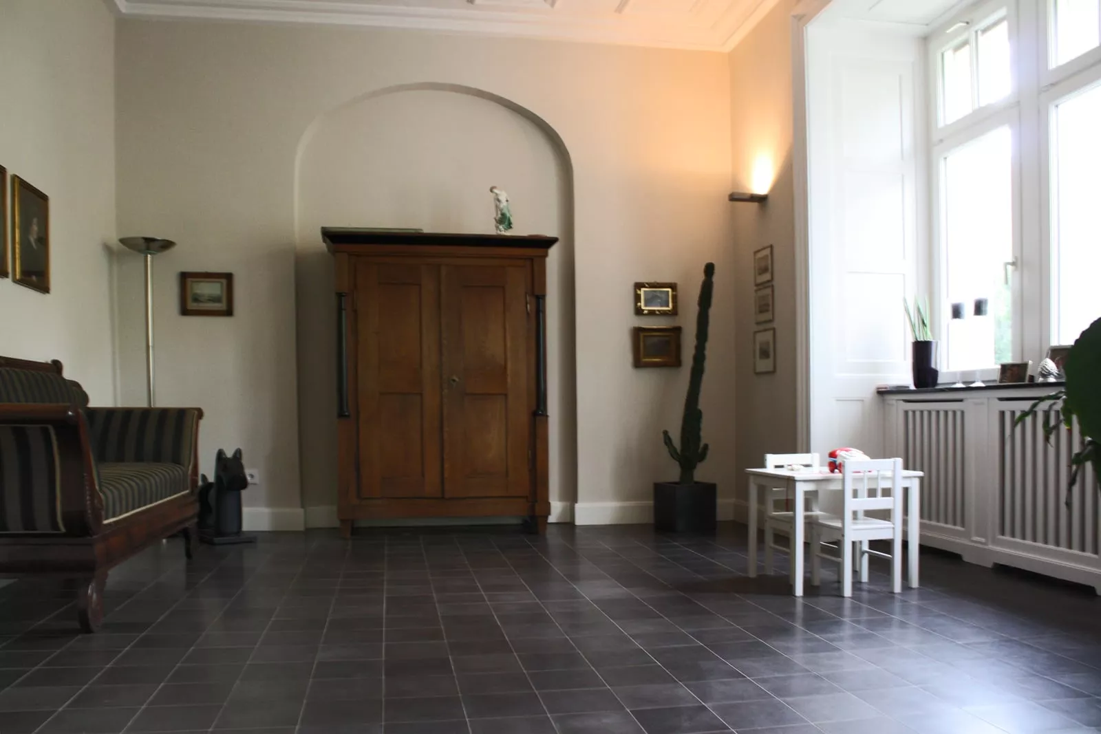 Zementfliese schwarz N° 60