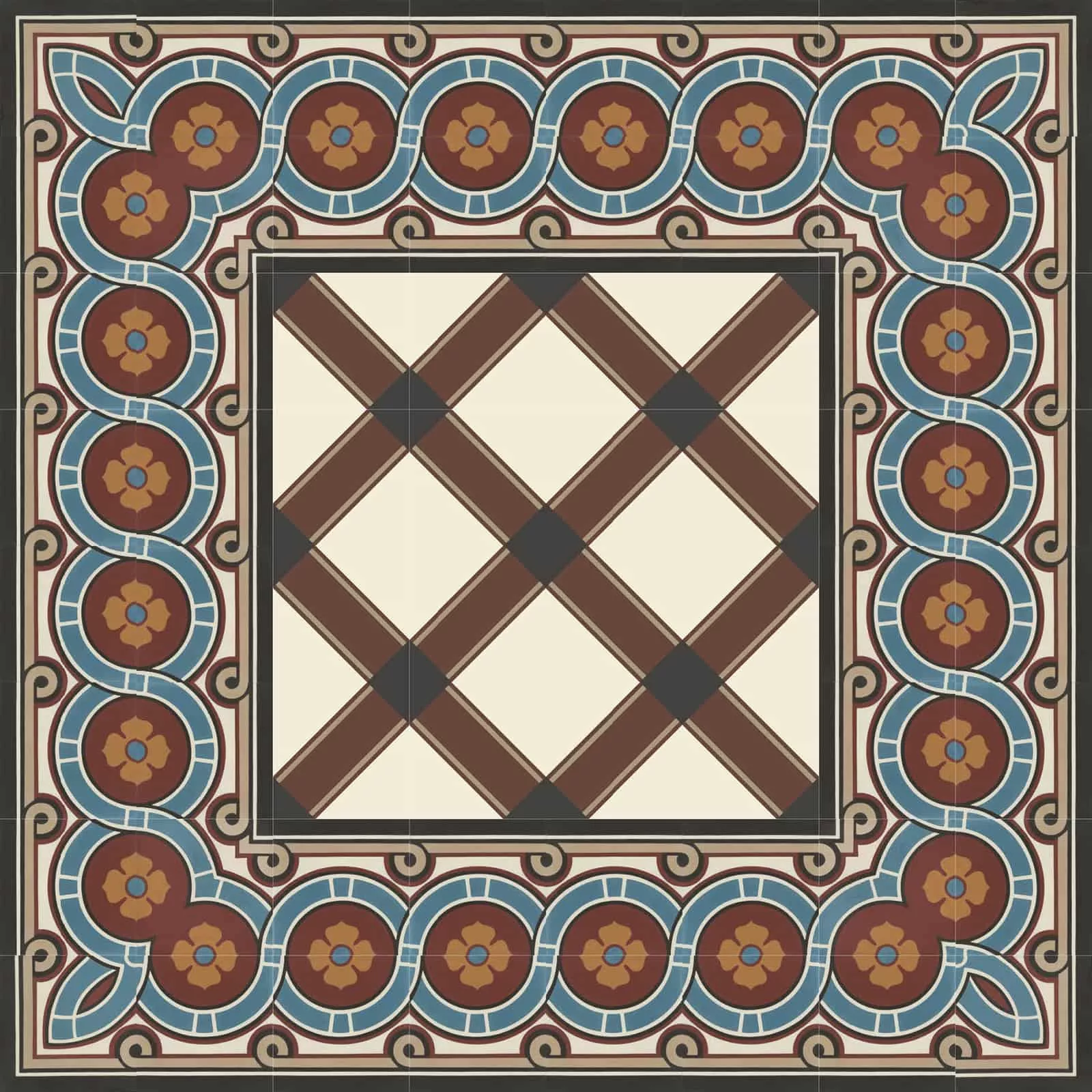 Zementfliese N° 51167/170