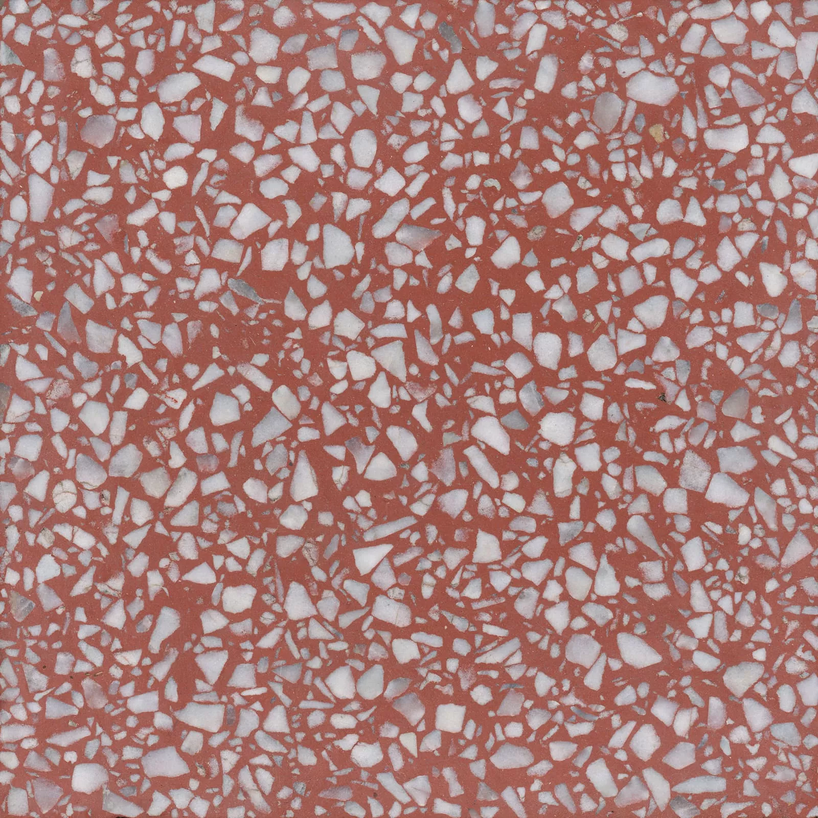 VIA Terrazzoplatte grob in rot