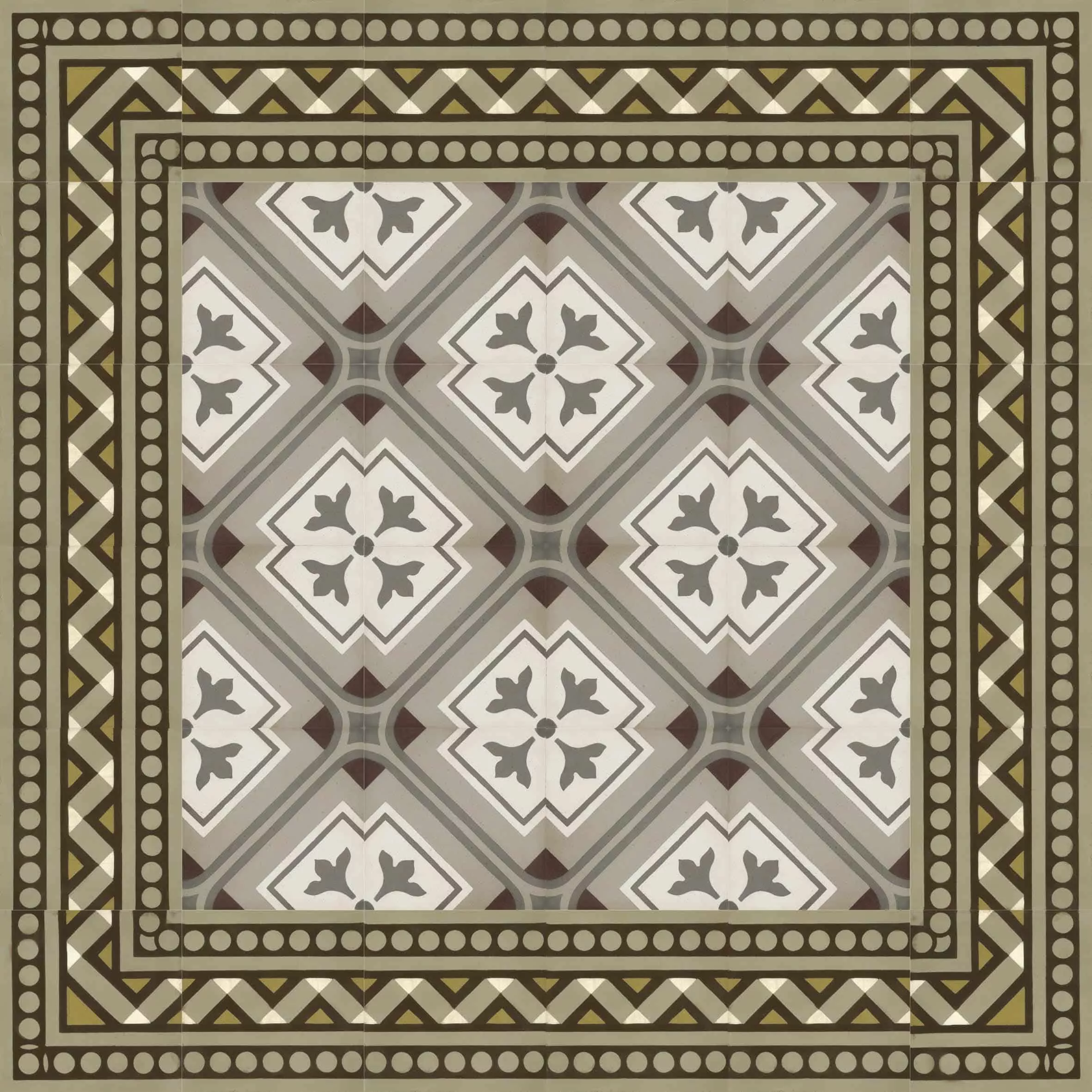 Zementfliese N° 53114/168