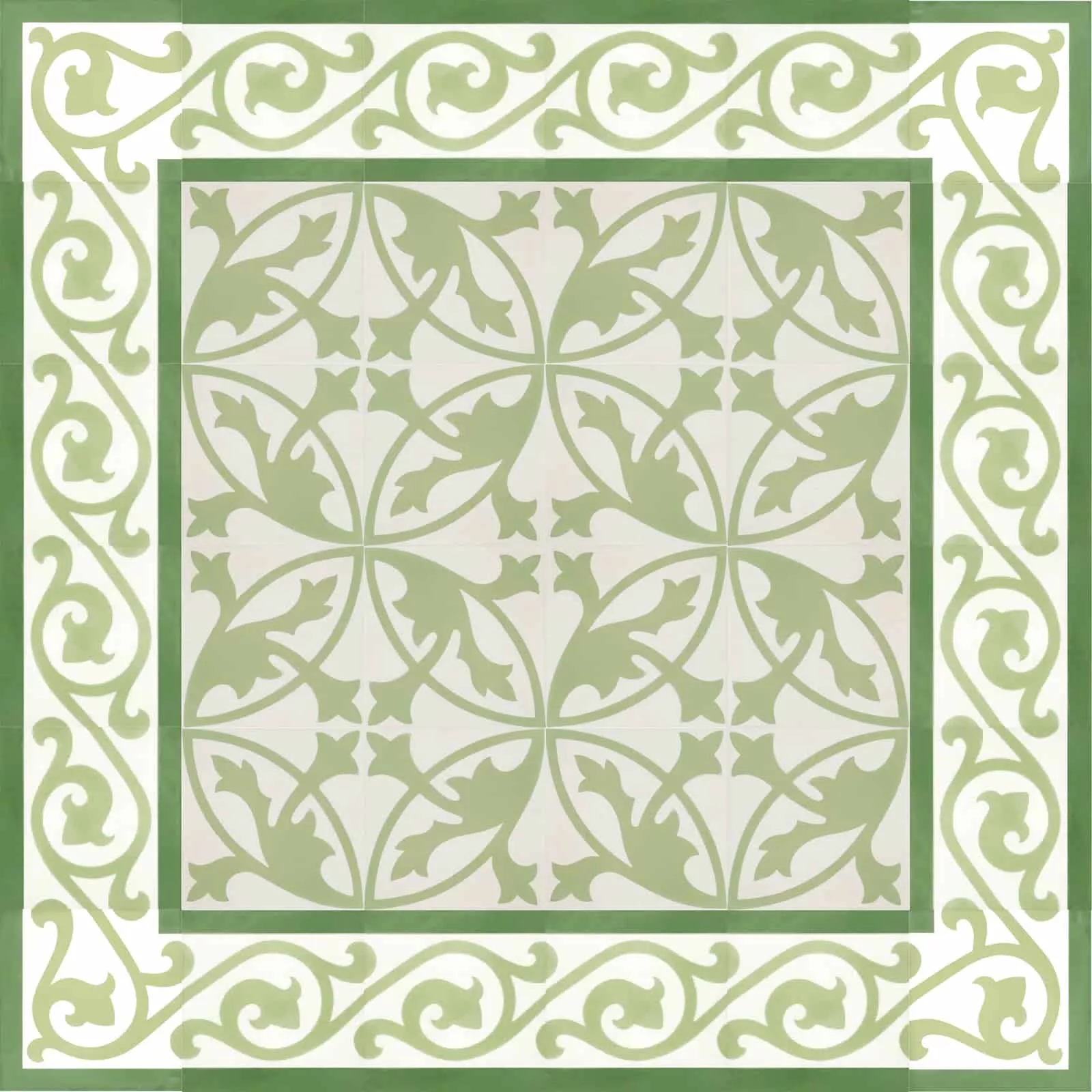 Zementfliese N° 30521