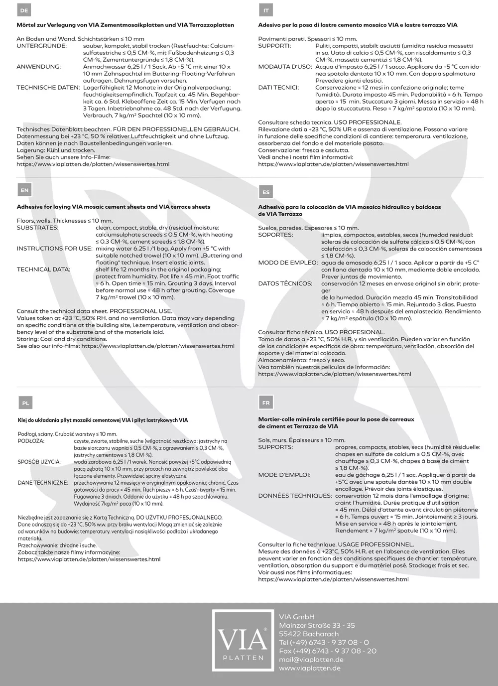 Etikett Klebersack hinten