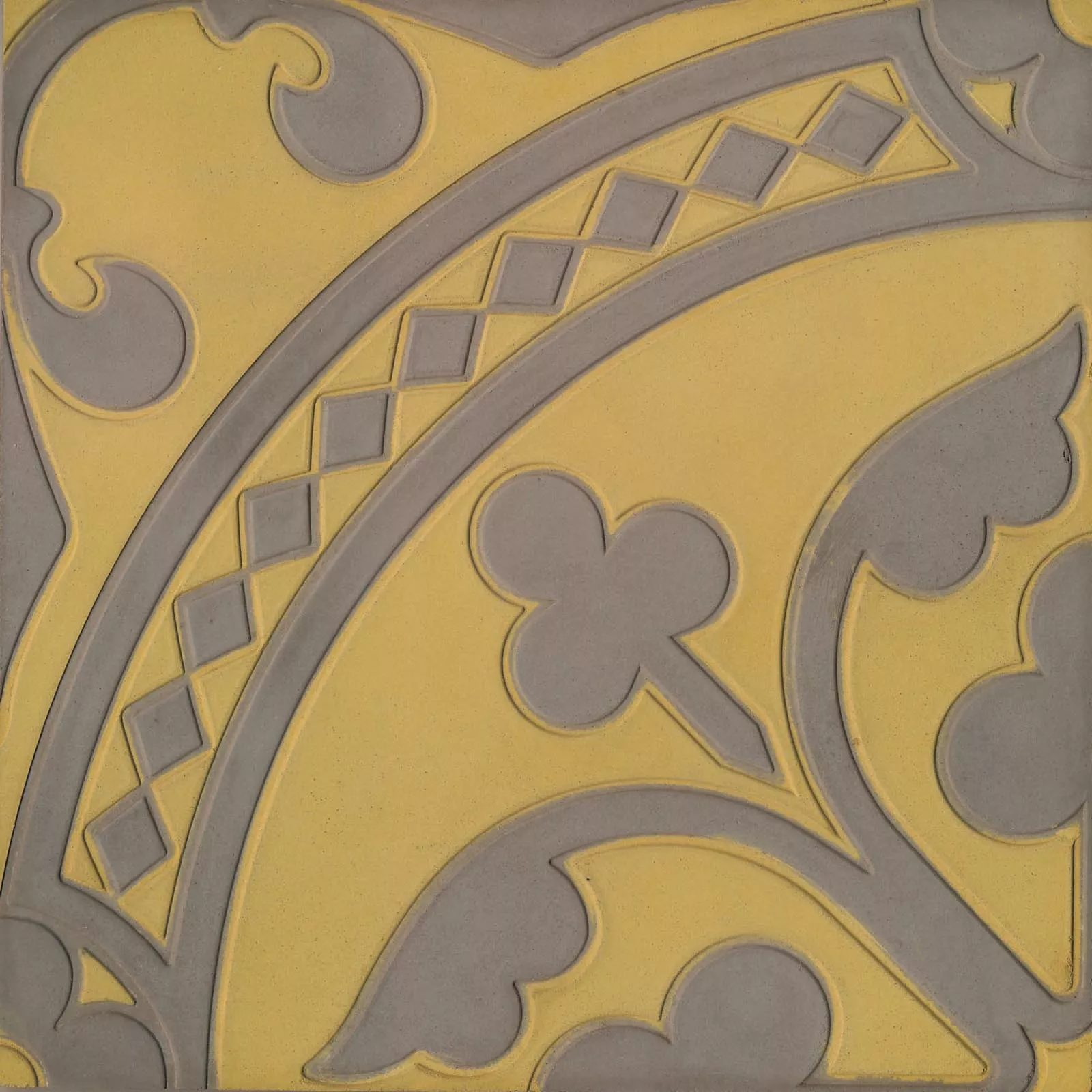 Zementfliesen N° 51057/168 - Riffel