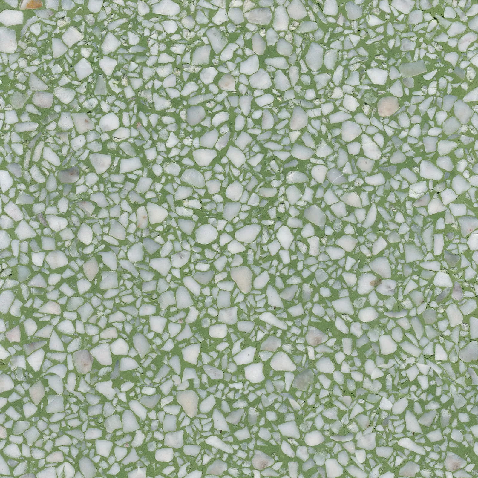 VIA Terrazzoplatte grob in grün