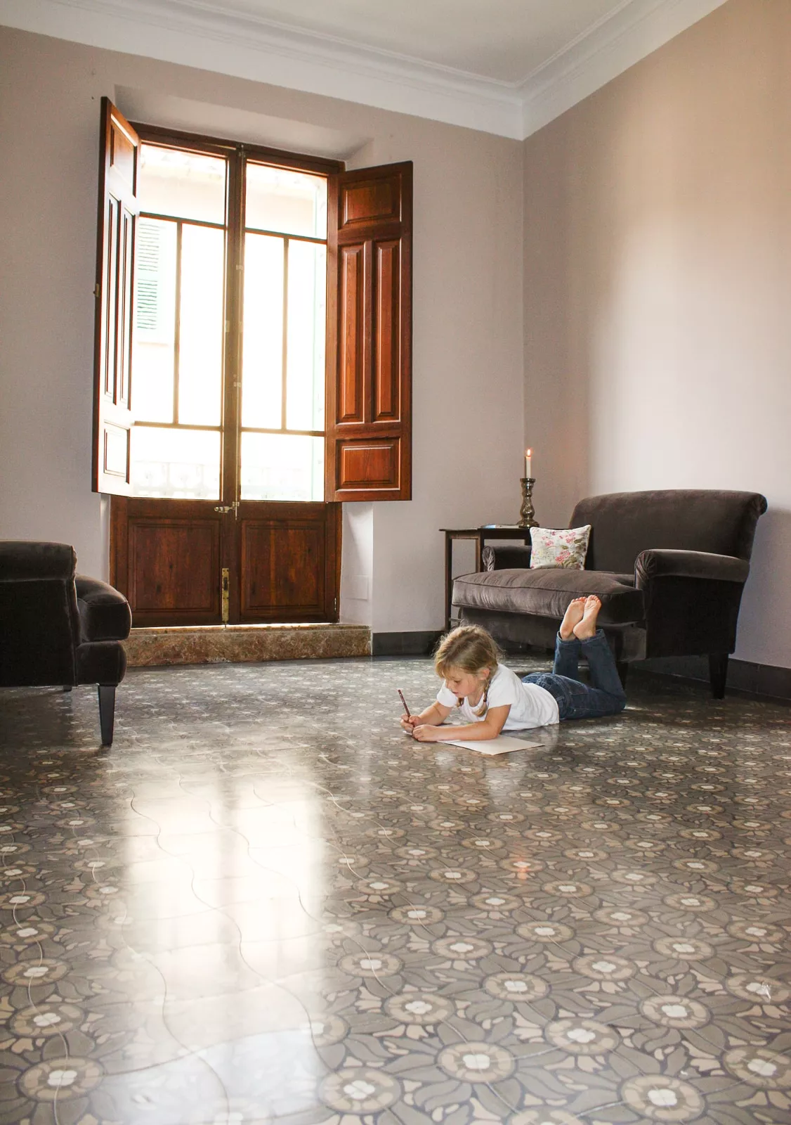 Zementfliese N° 12154