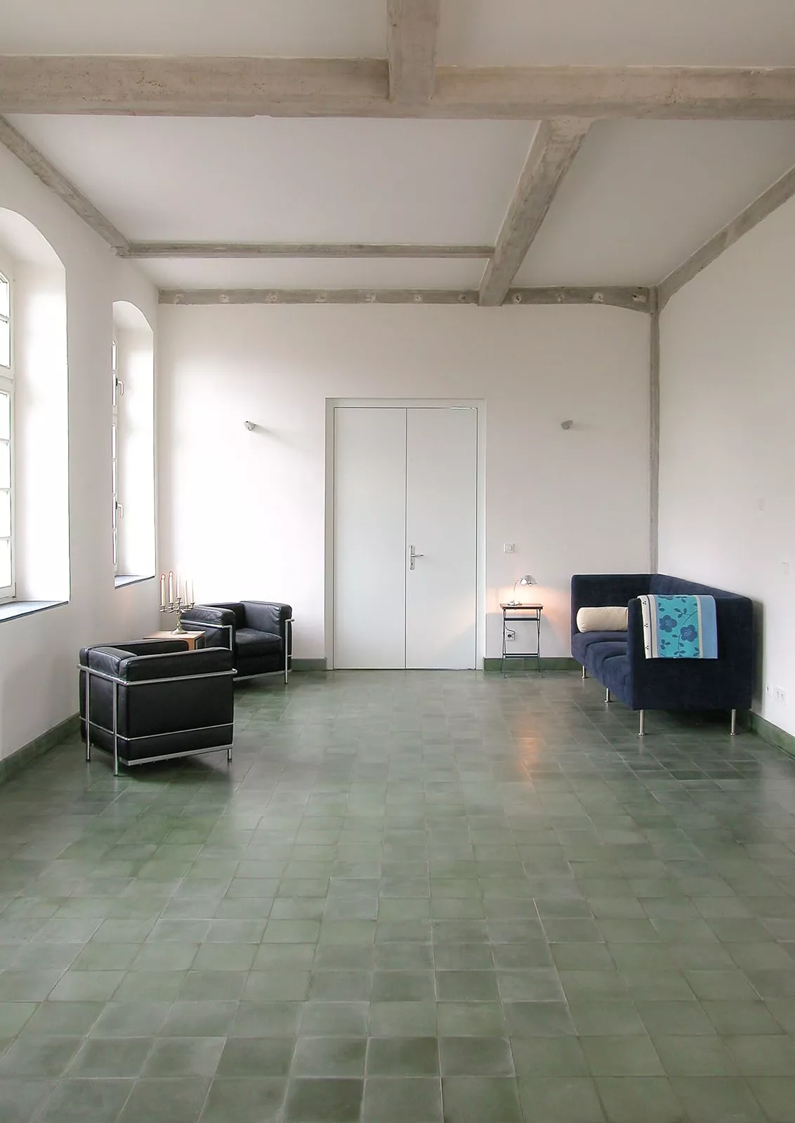 Zementfliese graugrün N° 53