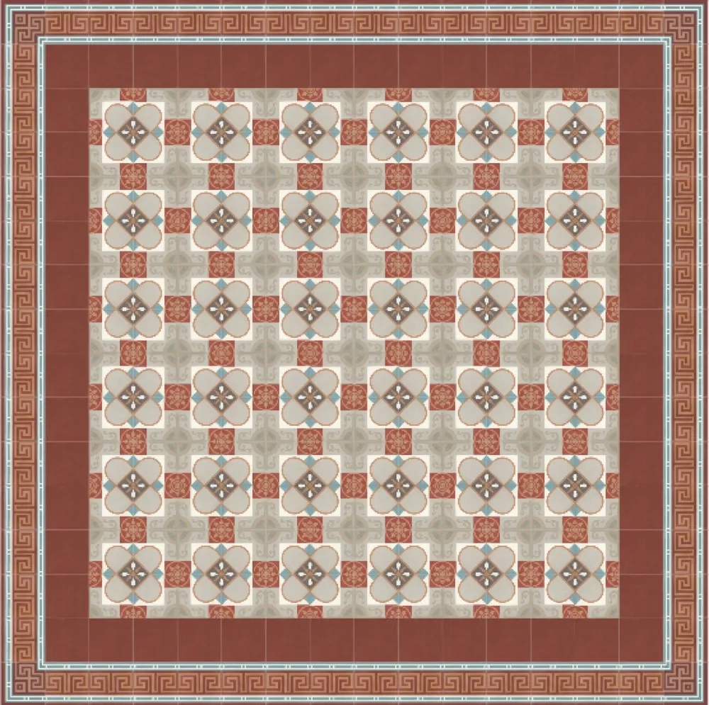 Zementfliese N° 53006/165