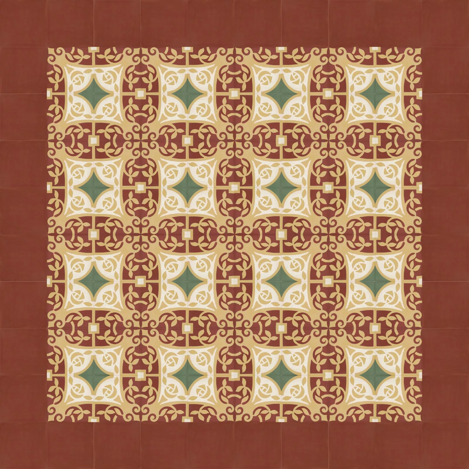 Zementfliese N° 51023