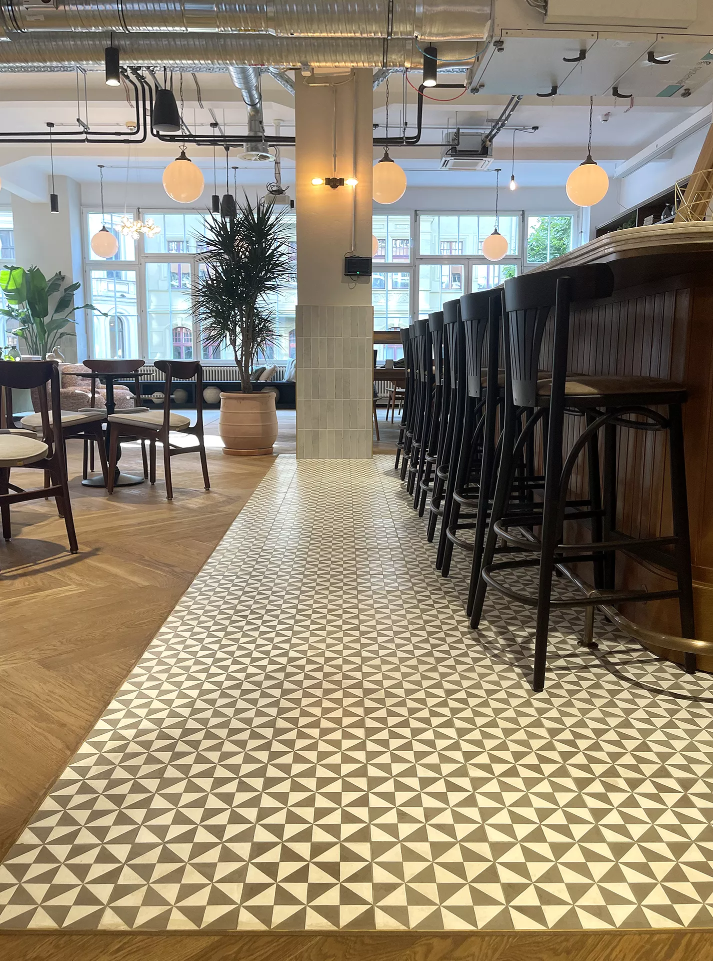 Zementfliese N° 10454