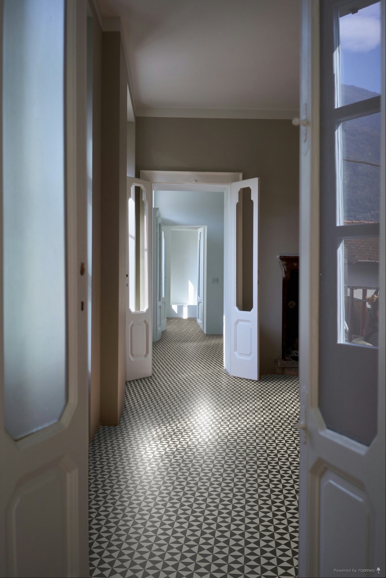 Zementfliese N° 10461