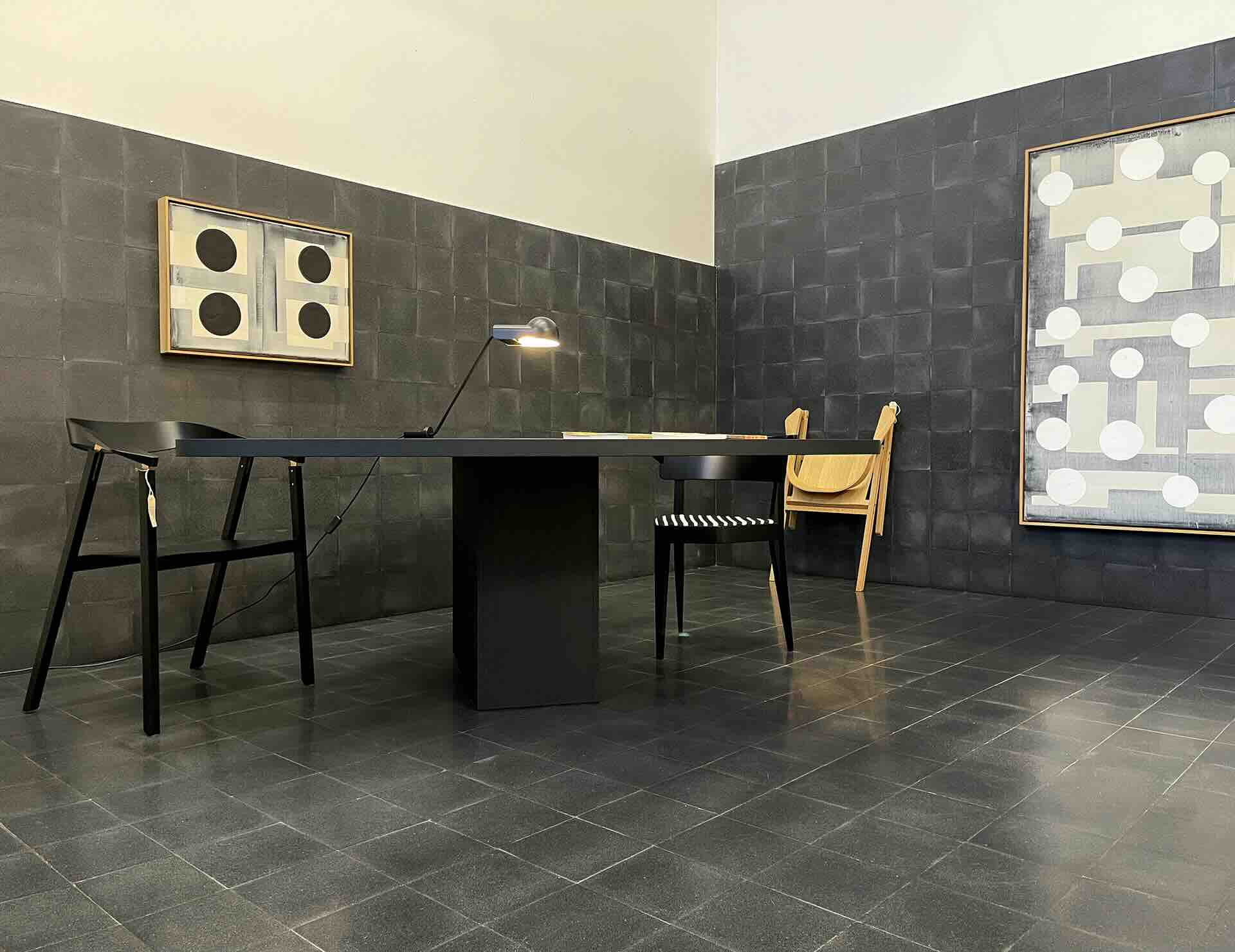 Terrazzofliese schwarz N° 700060