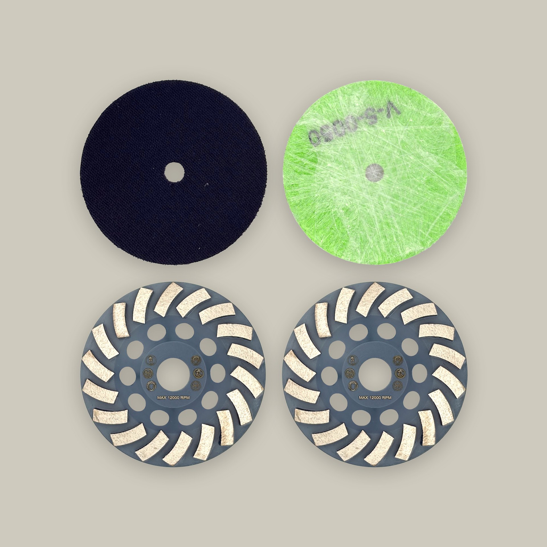 Schleifwerkzeuge-Set für Handschleifmaschinen