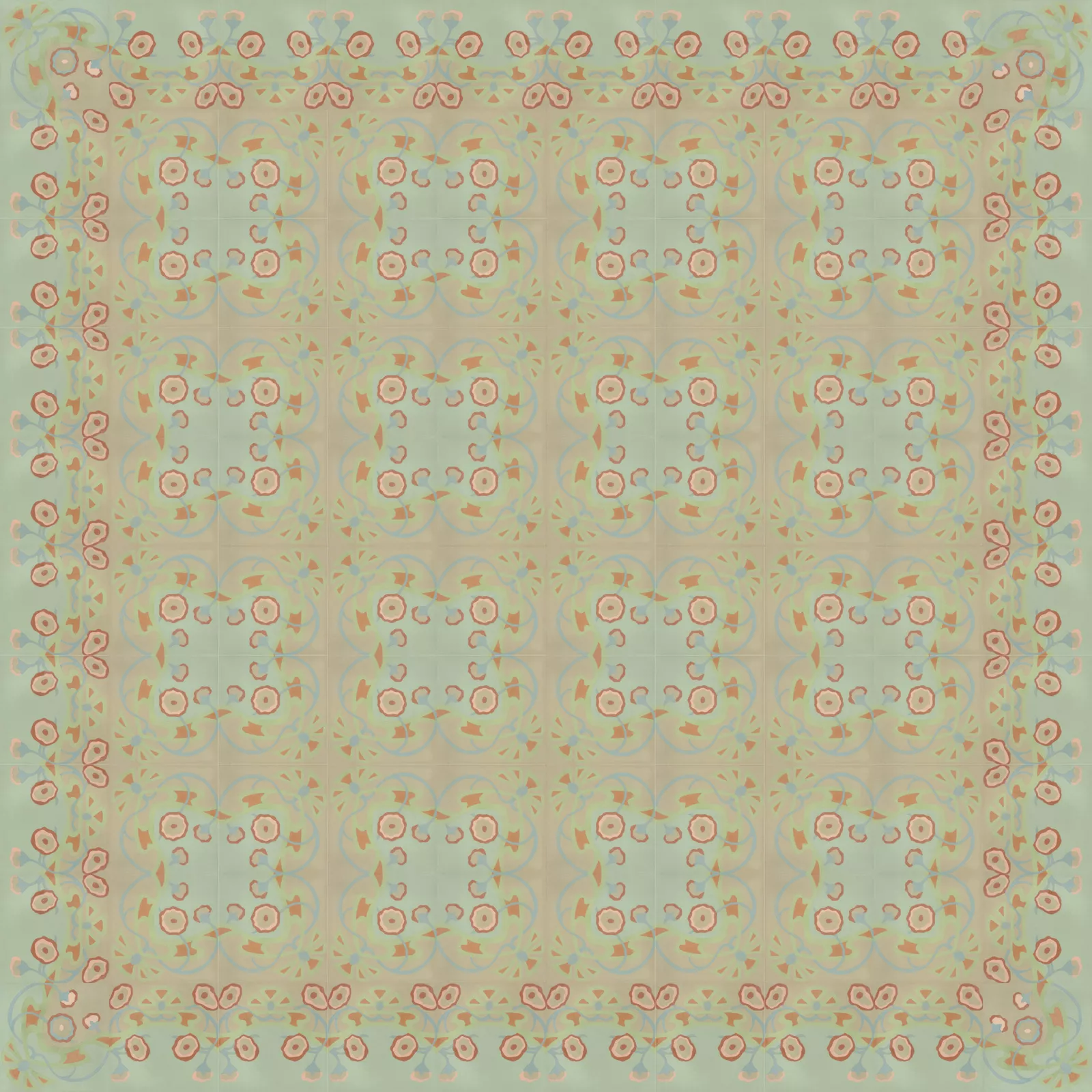 Zementfliese N° 51075