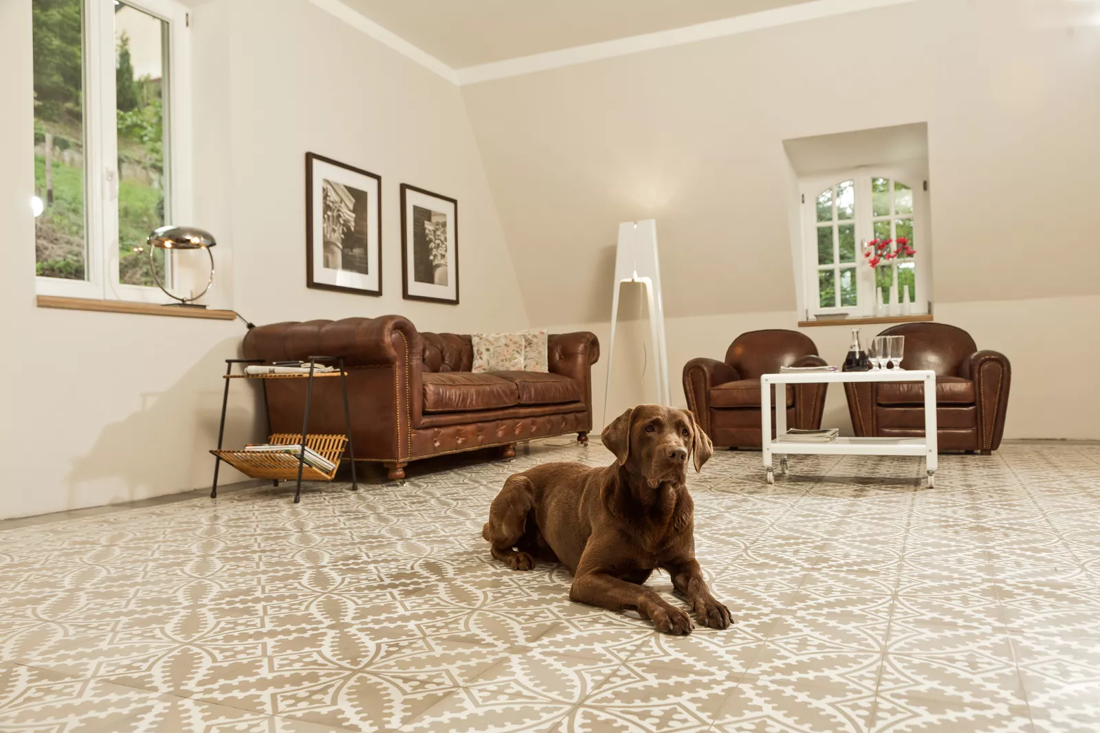 Zementfliese N° 17354