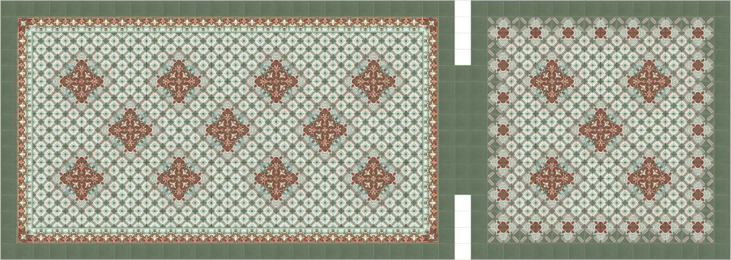 Zementfliese N° 52007/141