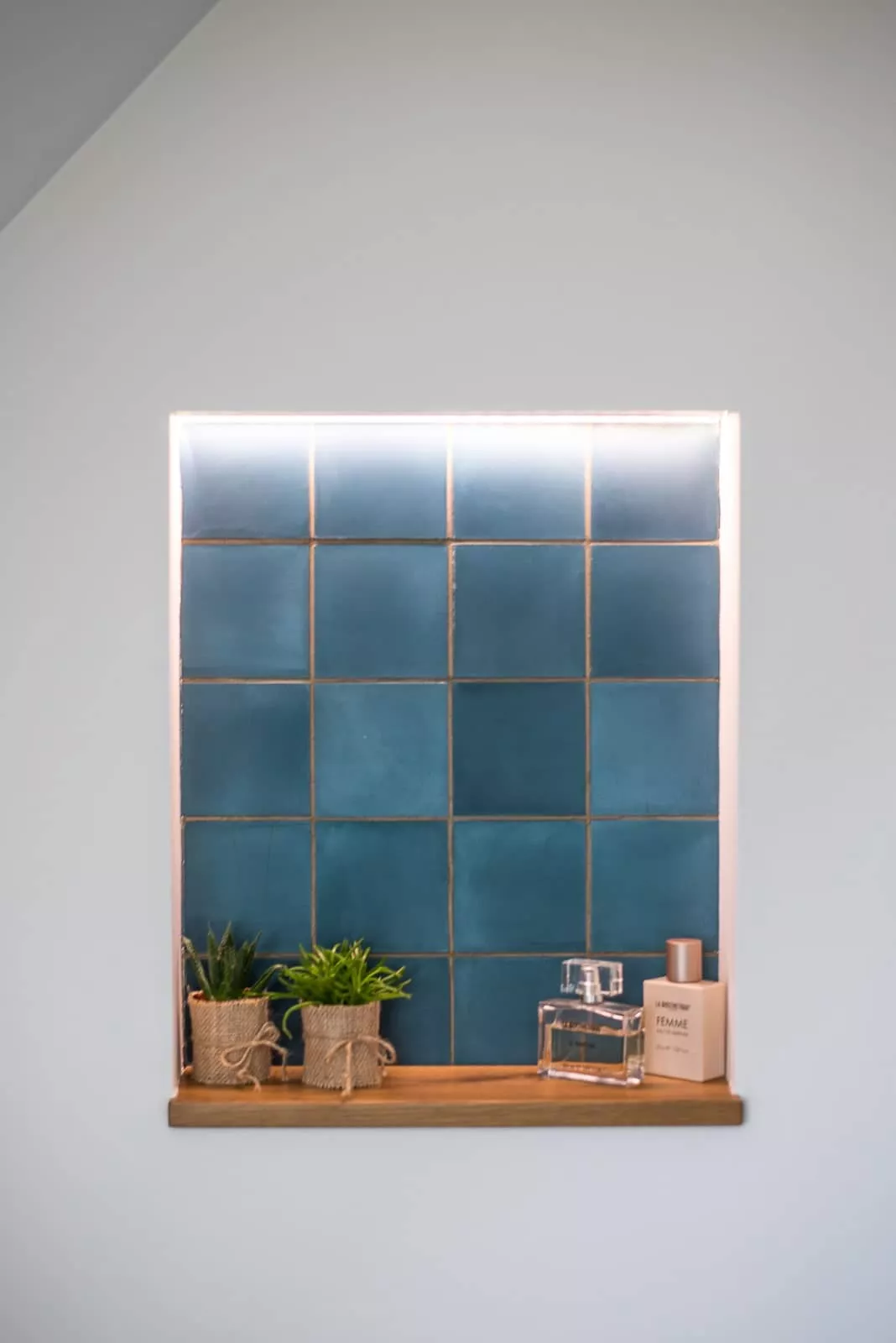 Zementfliese dunkelblau N° 043