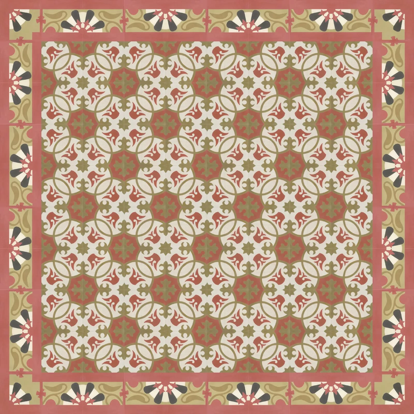 Zementfliese N° 51094