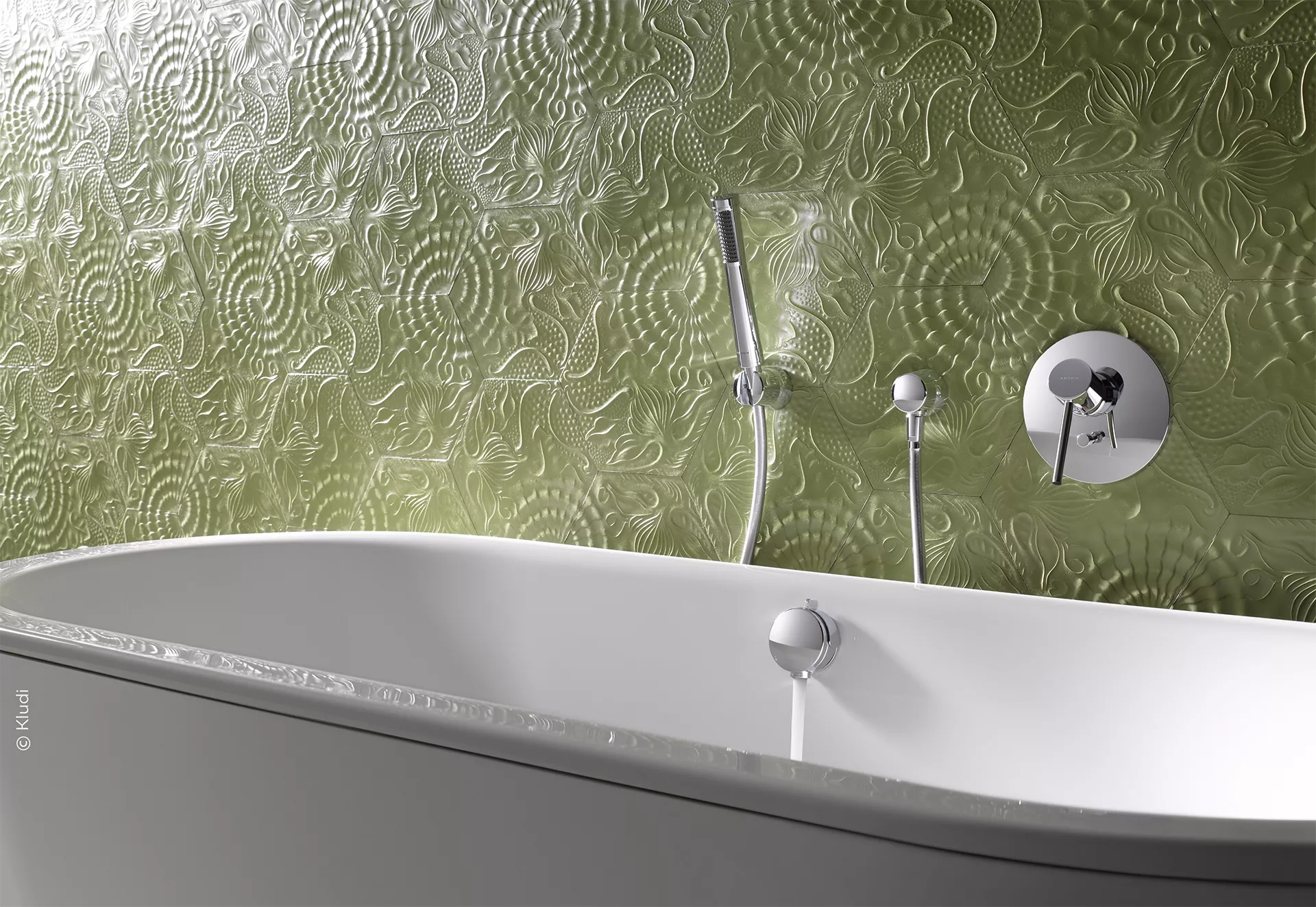 Zementfliese N° 21G - Riffel