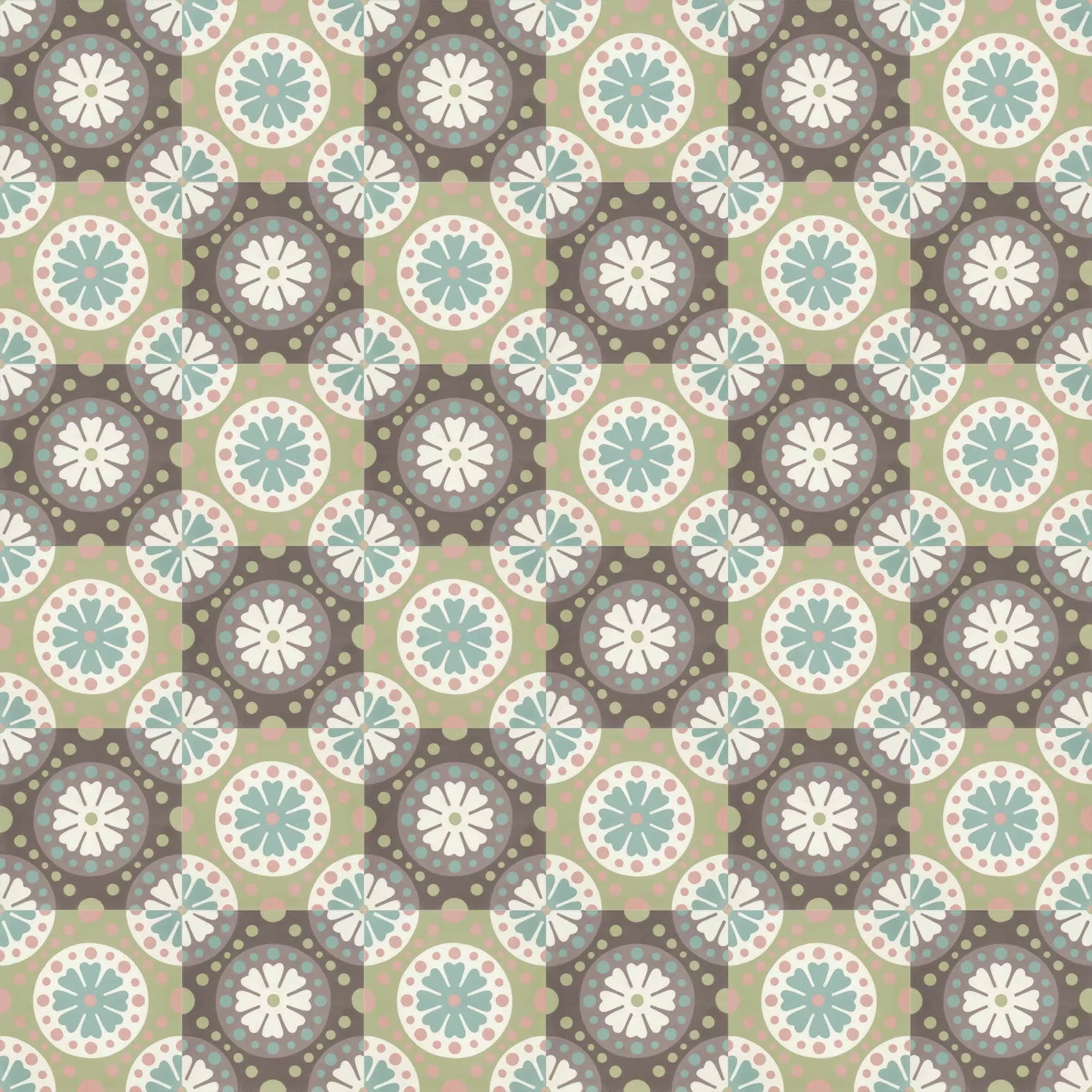 Bunte Blümchenplatten von VIA