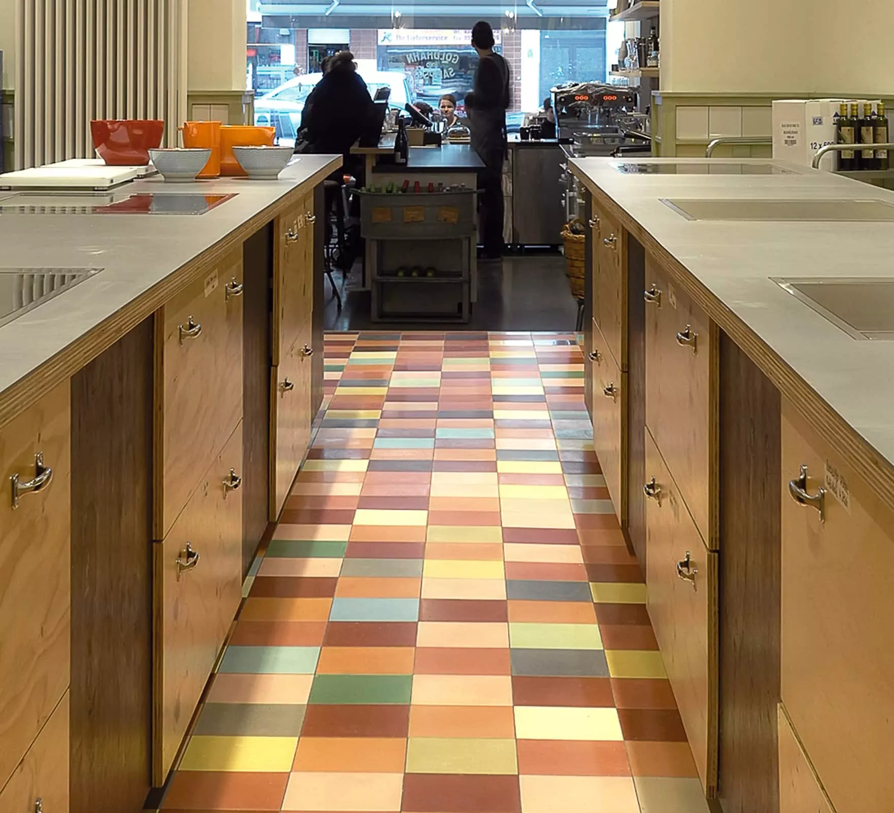 Zementfliese hellgrün N° 21