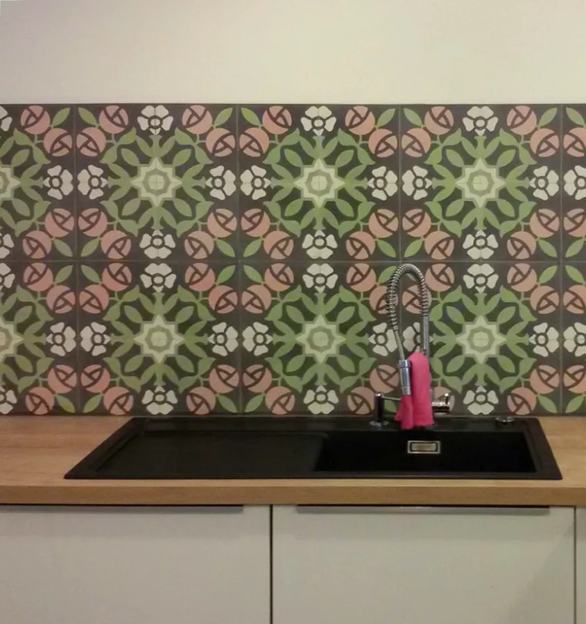 Zementfliese N° 10031