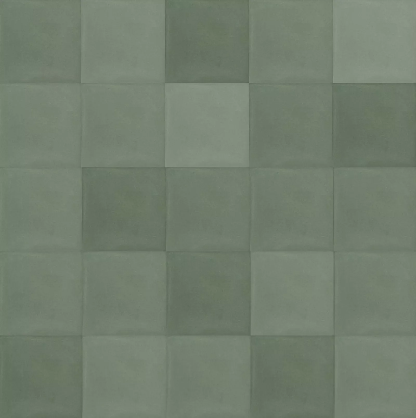 Changieren Zementmosaikplatten graugrün