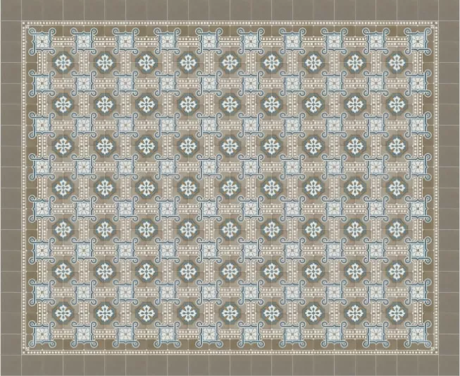 Zementfliese N° 52051-2/141