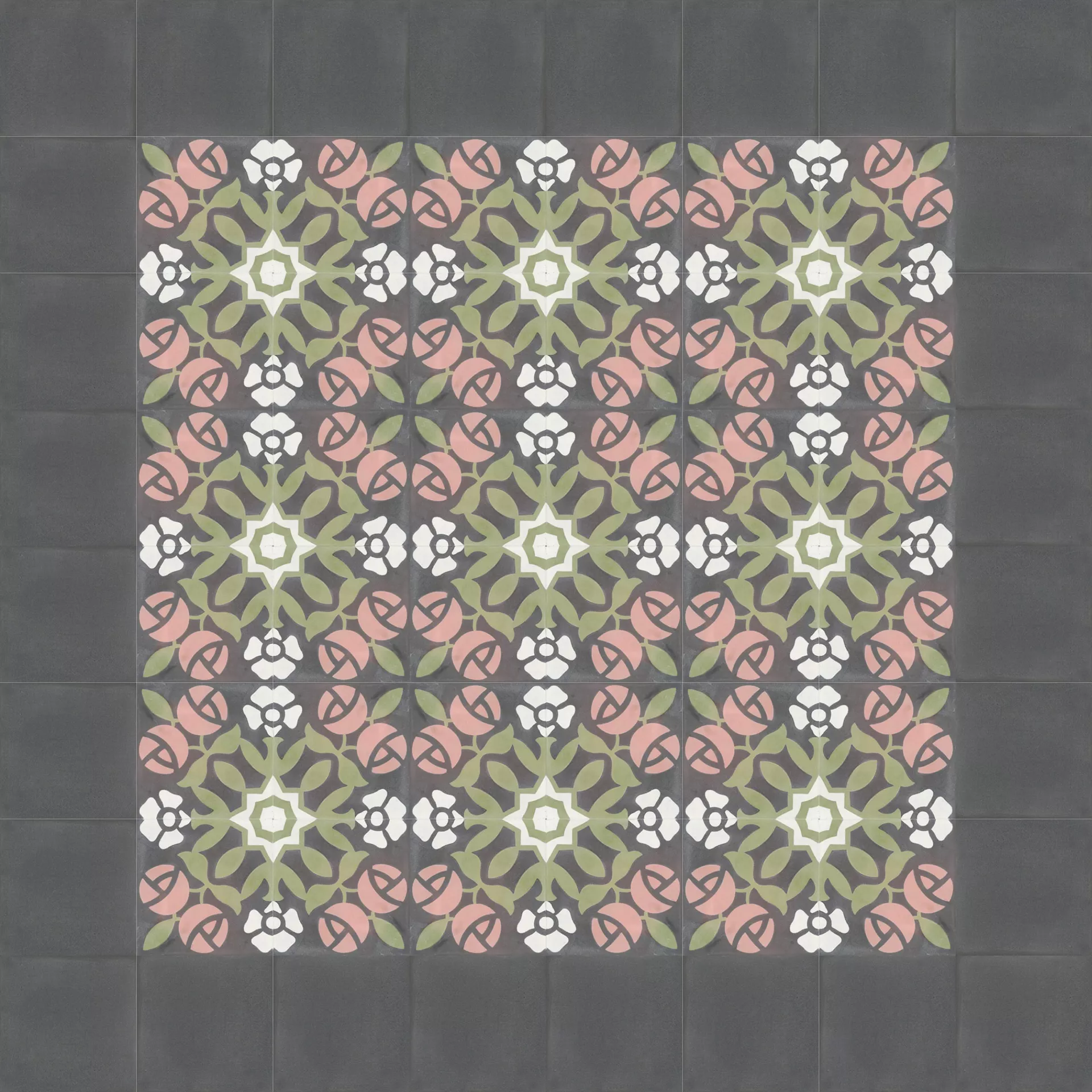 Zementfliese N° 10031