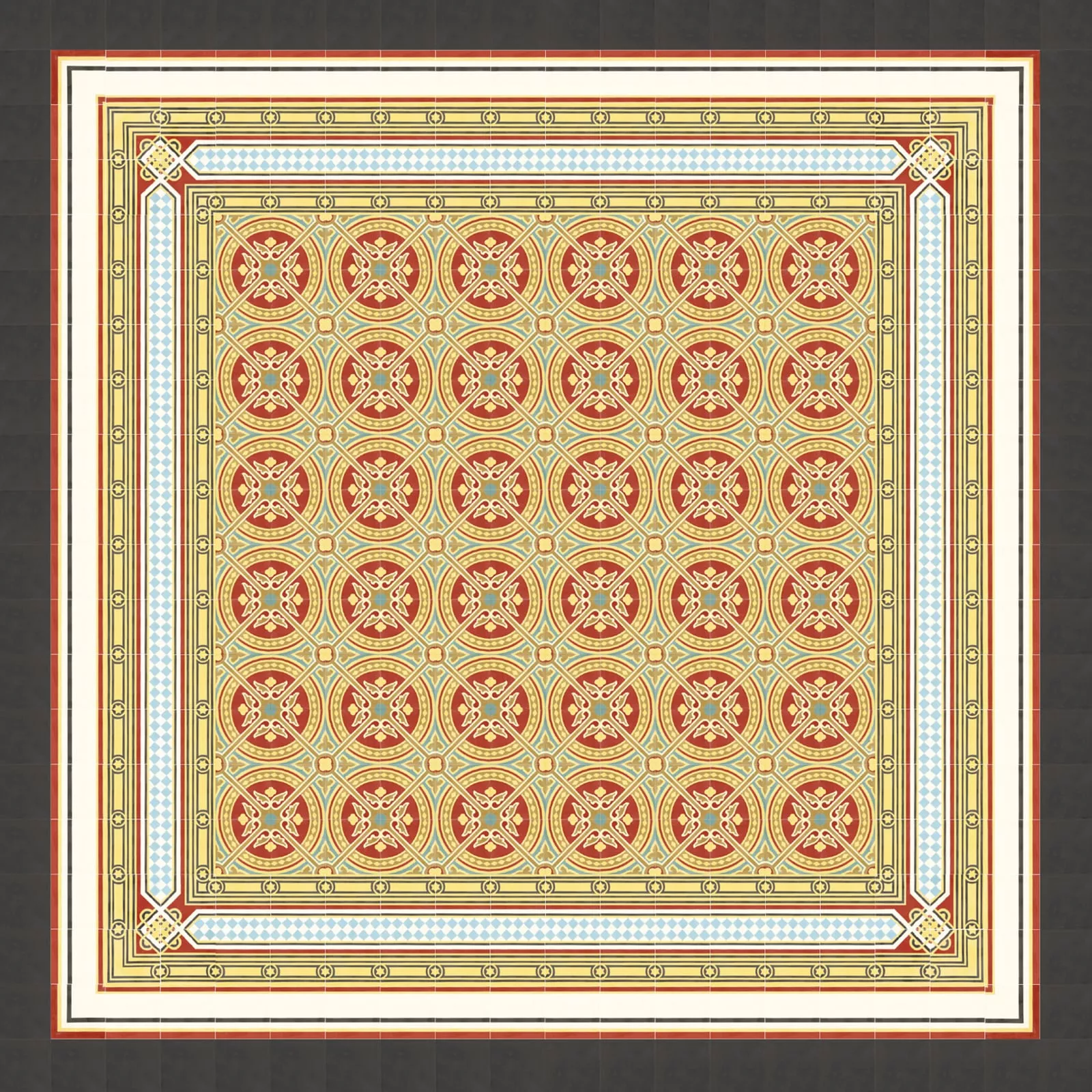 Zementfliese N° 51049/165