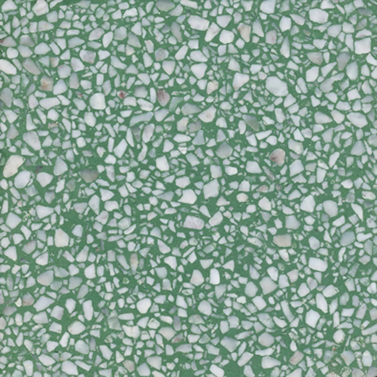 VIA Terrazzoplatte grob in grün